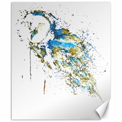 Owl Artwork T-shirtbarn Owl Reversed Colors T-shirt Canvas 8  X 10  by EnriqueJohnson