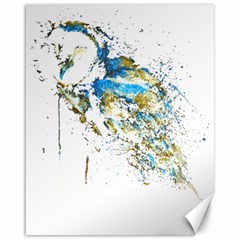 Owl Artwork T-shirtbarn Owl Reversed Colors T-shirt Canvas 16  X 20  by EnriqueJohnson