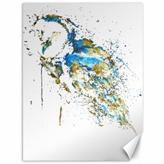 Owl Artwork T-shirtbarn Owl Reversed Colors T-shirt Canvas 36  X 48  by EnriqueJohnson