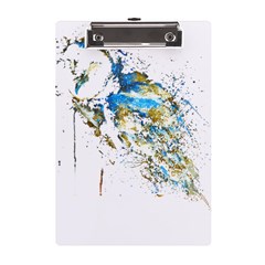 Owl Artwork T-shirtbarn Owl Reversed Colors T-shirt A5 Acrylic Clipboard by EnriqueJohnson