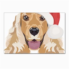 English Cocker Spaniel T- Shirt English Cocker Spaniel Merry Christmas T- Shirt (3) Postcard 4 x 6  (pkg Of 10) by ZUXUMI