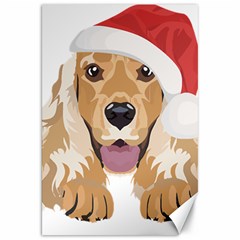 English Cocker Spaniel T- Shirt English Cocker Spaniel Merry Christmas T- Shirt (3) Canvas 20  X 30 