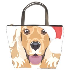 English Cocker Spaniel T- Shirt English Cocker Spaniel Merry Christmas T- Shirt (3) Bucket Bag by ZUXUMI