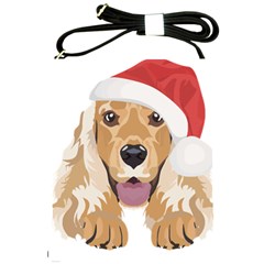 English Cocker Spaniel T- Shirt English Cocker Spaniel Merry Christmas T- Shirt (3) Shoulder Sling Bag by ZUXUMI