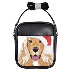 English Cocker Spaniel T- Shirt English Cocker Spaniel Merry Christmas T- Shirt (3) Girls Sling Bag by ZUXUMI