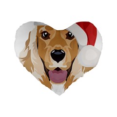 English Cocker Spaniel T- Shirt English Cocker Spaniel Merry Christmas T- Shirt (3) Standard 16  Premium Heart Shape Cushions by ZUXUMI