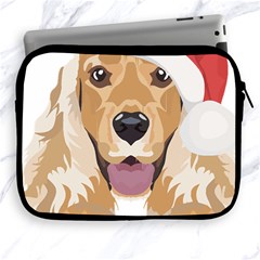 English Cocker Spaniel T- Shirt English Cocker Spaniel Merry Christmas T- Shirt (3) Apple Ipad 2/3/4 Zipper Cases by ZUXUMI