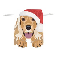 English Cocker Spaniel T- Shirt English Cocker Spaniel Merry Christmas T- Shirt (3) Lightweight Drawstring Pouch (l) by ZUXUMI