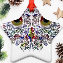 Owl T-shirtowl Color Edition T-shirt Star Ornament (two Sides) by EnriqueJohnson