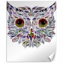 Owl T-shirtowl Color Edition T-shirt Canvas 16  X 20  by EnriqueJohnson