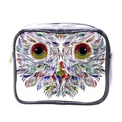 Owl T-shirtowl Color Edition T-shirt Mini Toiletries Bag (one Side) by EnriqueJohnson