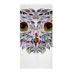 Owl T-shirtowl Color Edition T-shirt Shower Curtain 36  X 72  (stall)  by EnriqueJohnson