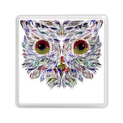 Owl T-shirtowl Color Edition T-shirt Memory Card Reader (square) by EnriqueJohnson