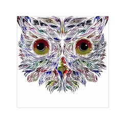 Owl T-shirtowl Color Edition T-shirt Square Satin Scarf (30  X 30 ) by EnriqueJohnson