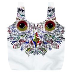 Owl T-shirtowl Color Edition T-shirt Full Print Recycle Bag (xxl) by EnriqueJohnson