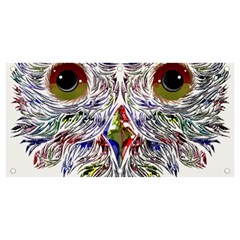 Owl T-shirtowl Color Edition T-shirt Banner And Sign 4  X 2  by EnriqueJohnson