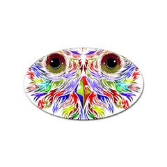 Owl T-shirtowl Color Full For Light Color T-shirt T-shirt Sticker Oval (10 Pack) by EnriqueJohnson