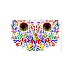 Owl T-shirtowl Color Full For Light Color T-shirt T-shirt Sticker Rectangular (10 Pack) by EnriqueJohnson