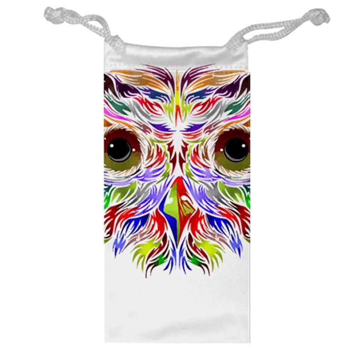 Owl T-shirtowl Color Full For Light Color T-shirt T-shirt Jewelry Bag