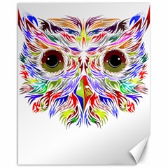 Owl T-shirtowl Color Full For Light Color T-shirt T-shirt Canvas 16  X 20  by EnriqueJohnson