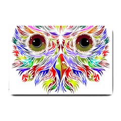 Owl T-shirtowl Color Full For Light Color T-shirt T-shirt Small Doormat by EnriqueJohnson