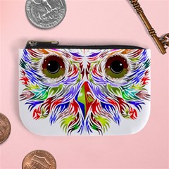 Owl T-shirtowl Color Full For Light Color T-shirt T-shirt Mini Coin Purse by EnriqueJohnson