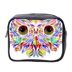 Owl T-shirtowl Color Full For Light Color T-shirt T-shirt Mini Toiletries Bag (two Sides) by EnriqueJohnson