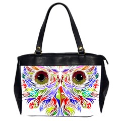 Owl T-shirtowl Color Full For Light Color T-shirt T-shirt Oversize Office Handbag (2 Sides) by EnriqueJohnson