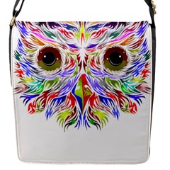 Owl T-shirtowl Color Full For Light Color T-shirt T-shirt Flap Closure Messenger Bag (s) by EnriqueJohnson