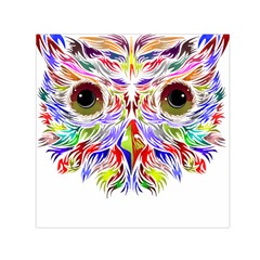 Owl T-shirtowl Color Full For Light Color T-shirt T-shirt Square Satin Scarf (30  X 30 ) by EnriqueJohnson