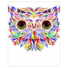 Owl T-shirtowl Color Full For Light Color T-shirt T-shirt Drawstring Bag (small) by EnriqueJohnson