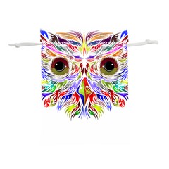 Owl T-shirtowl Color Full For Light Color T-shirt T-shirt Lightweight Drawstring Pouch (l) by EnriqueJohnson