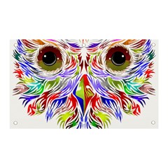 Owl T-shirtowl Color Full For Light Color T-shirt T-shirt Banner And Sign 5  X 3  by EnriqueJohnson