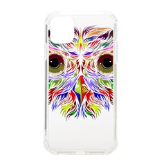 Owl T-shirtowl Color Full For Light Color T-shirt T-shirt Iphone 11 Tpu Uv Print Case by EnriqueJohnson