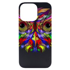 Owl T-shirtowl Color Full For Light Color T-shirt T-shirt Iphone 14 Pro Max Black Uv Print Case by EnriqueJohnson