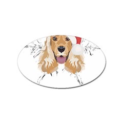 English Cocker Spaniel T- Shirt English Cocker Spaniel Merry Christmas T- Shirt Sticker Oval (10 Pack) by ZUXUMI