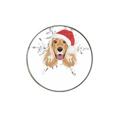 English Cocker Spaniel T- Shirt English Cocker Spaniel Merry Christmas T- Shirt Hat Clip Ball Marker by ZUXUMI