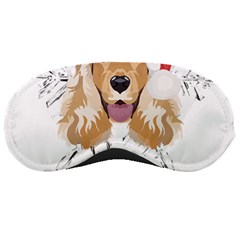 English Cocker Spaniel T- Shirt English Cocker Spaniel Merry Christmas T- Shirt Sleep Mask by ZUXUMI