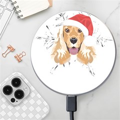 English Cocker Spaniel T- Shirt English Cocker Spaniel Merry Christmas T- Shirt Wireless Fast Charger(white) by ZUXUMI