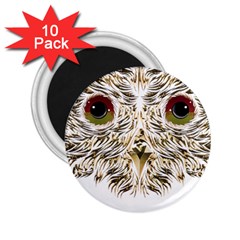 Owl T-shirtowl Gold Edition T-shirt 2 25  Magnets (10 Pack)  by EnriqueJohnson