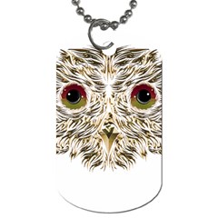 Owl T-shirtowl Gold Edition T-shirt Dog Tag (one Side) by EnriqueJohnson