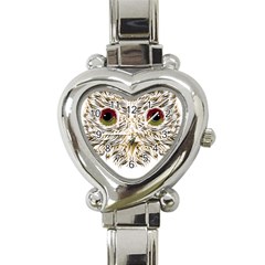 Owl T-shirtowl Gold Edition T-shirt Heart Italian Charm Watch by EnriqueJohnson