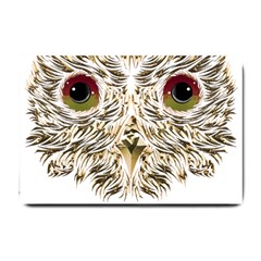 Owl T-shirtowl Gold Edition T-shirt Small Doormat by EnriqueJohnson