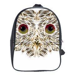 Owl T-shirtowl Gold Edition T-shirt School Bag (xl) by EnriqueJohnson