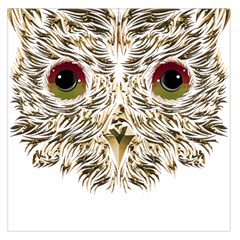 Owl T-shirtowl Gold Edition T-shirt Square Satin Scarf (36  X 36 ) by EnriqueJohnson