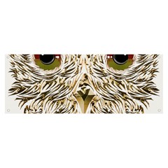 Owl T-shirtowl Gold Edition T-shirt Banner And Sign 8  X 3  by EnriqueJohnson