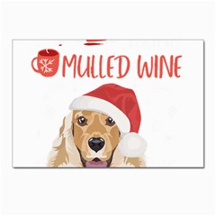 English Cocker Spaniel T- Shirt English Cocker Spaniel Mulled Wine Christmas T- Shirt Postcard 4 x 6  (pkg Of 10) by ZUXUMI