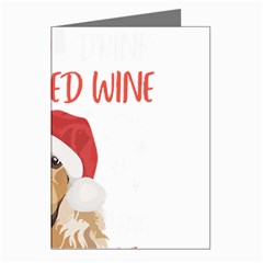 English Cocker Spaniel T- Shirt English Cocker Spaniel Mulled Wine Christmas T- Shirt Greeting Cards (pkg Of 8) by ZUXUMI