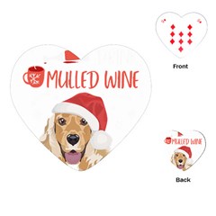 English Cocker Spaniel T- Shirt English Cocker Spaniel Mulled Wine Christmas T- Shirt Playing Cards Single Design (heart) by ZUXUMI