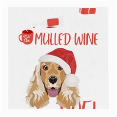 English Cocker Spaniel T- Shirt English Cocker Spaniel Mulled Wine Christmas T- Shirt Medium Glasses Cloth by ZUXUMI